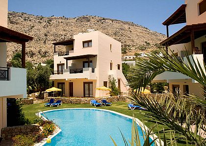 pefkos villas dream blue resort luxury
